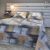Parure de Lit Éclat Urbain – Gris, Beige & Graphite