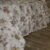 Parure de Lit Jardin d’Or – Fleurs Gris Perle & Miel Antique