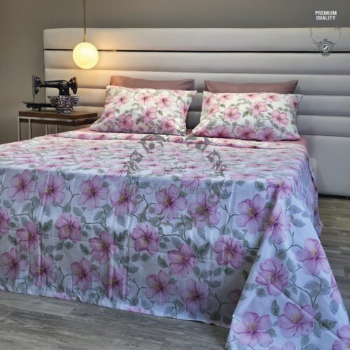 Parure de Lit Sakura Éclat – Fleurs Roses Romantiques Parure de Lit Sakura Éclat – Fleurs Roses Romantiques