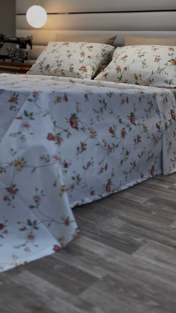 Parure de Lit Jardin d’Été – Fleurs Sauvages Pastel