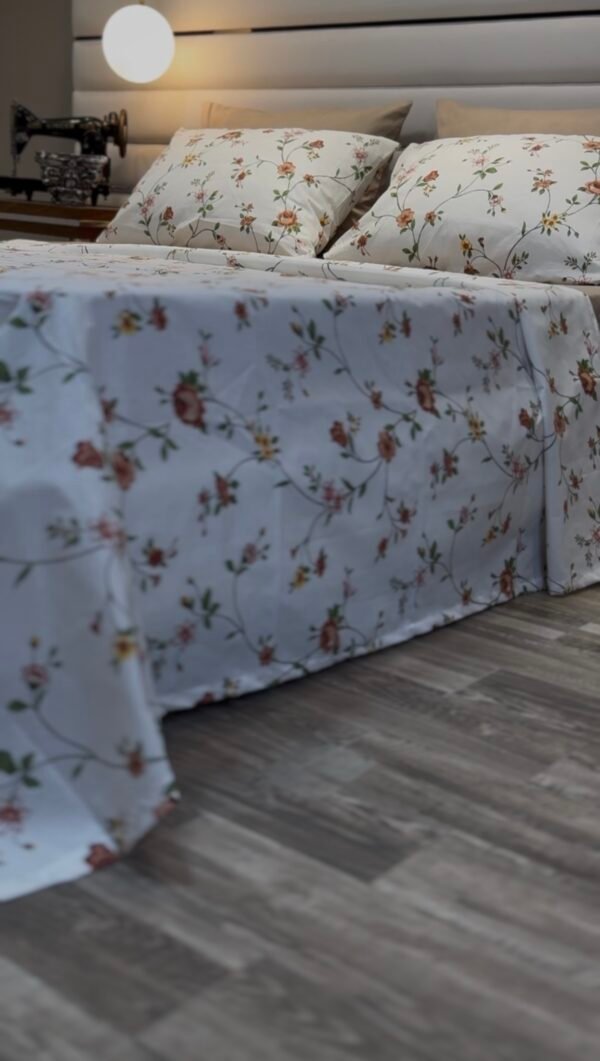 Parure de Lit Jardin d’Été – Fleurs Sauvages Pastel