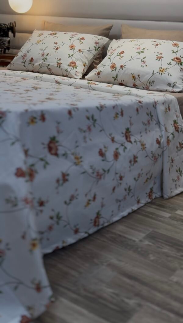 Parure de Lit Jardin d’Été – Fleurs Sauvages Pastel