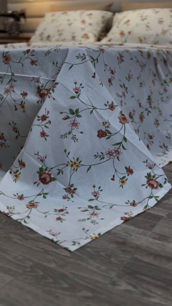 Parure de Lit Jardin d’Été – Fleurs Sauvages Pastel