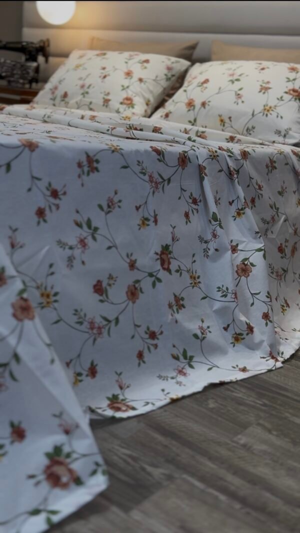 Parure de Lit Jardin d’Été – Fleurs Sauvages Pastel
