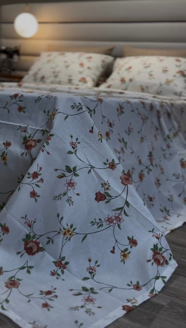 Parure de Lit Jardin d’Été – Fleurs Sauvages Pastel