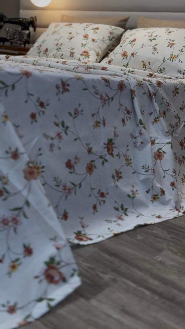 Parure de Lit Jardin d’Été – Fleurs Sauvages Pastel