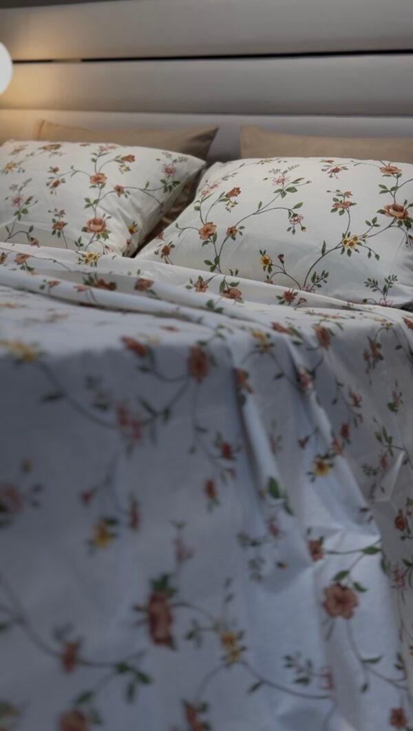 Parure de Lit Jardin d’Été – Fleurs Sauvages Pastel