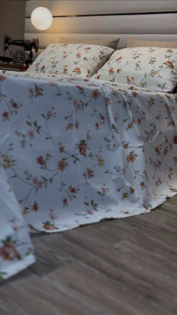 Parure de Lit Jardin d’Été – Fleurs Sauvages Pastel