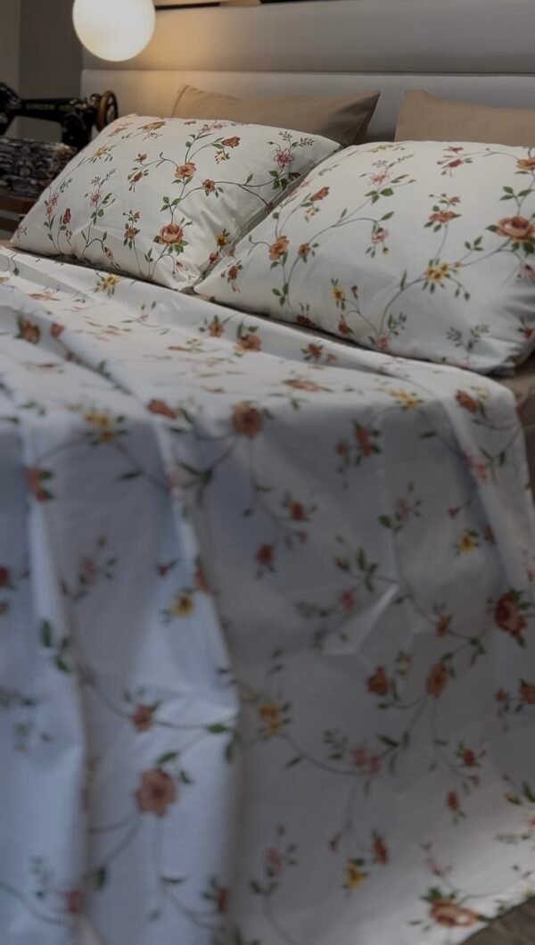 Parure de Lit Jardin d’Été – Fleurs Sauvages Pastel