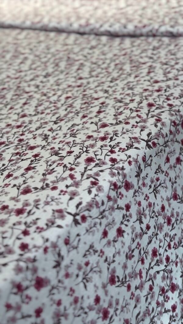 Parure de Lit Fleurs de Lin – Rosée Douce Printanière