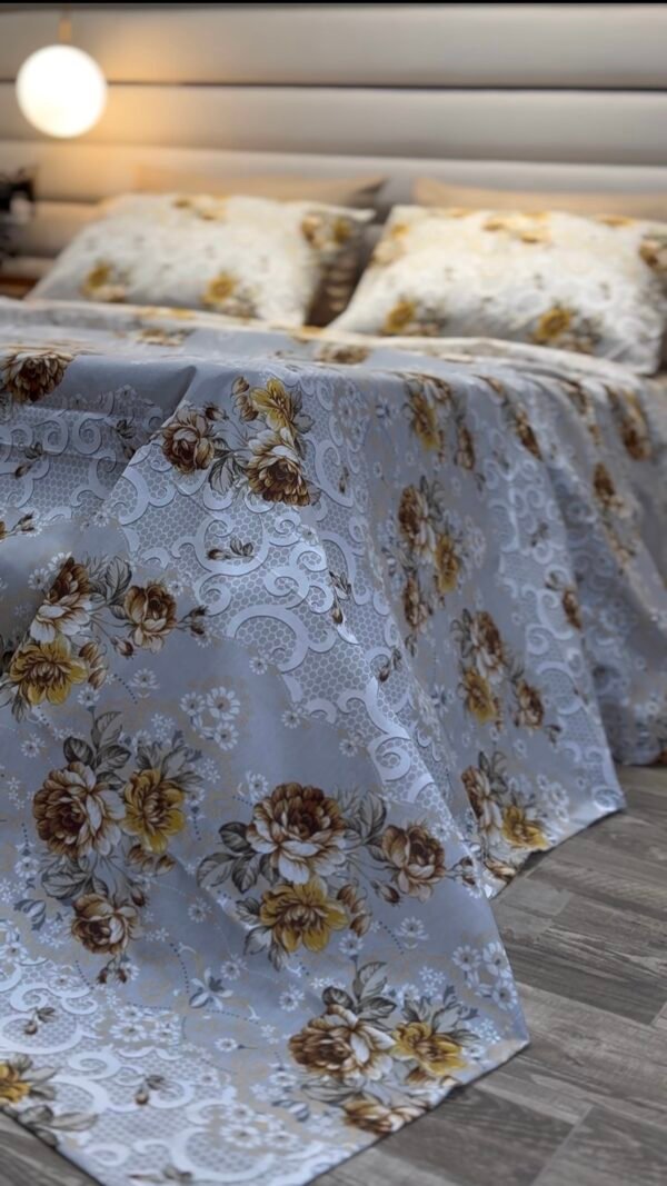 Screenshot Parure de Lit Jardin d’Or – Éclat Floral Vintage