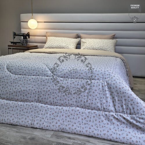 2 Couette 2 Places Fleurette – Micro Motifs Floraux
