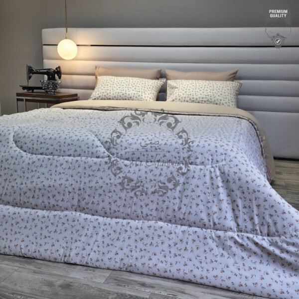 Couette 2 Places Fleurette – Micro Motifs Floraux