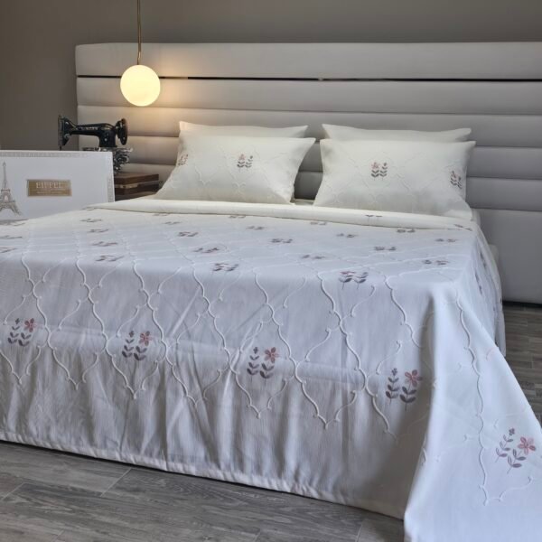 Couvre-lit Chanel Piquet 6 Pièces Éclat Floral