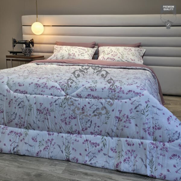 Couette 2 Places Élégance Violette – Fleurs Violettes