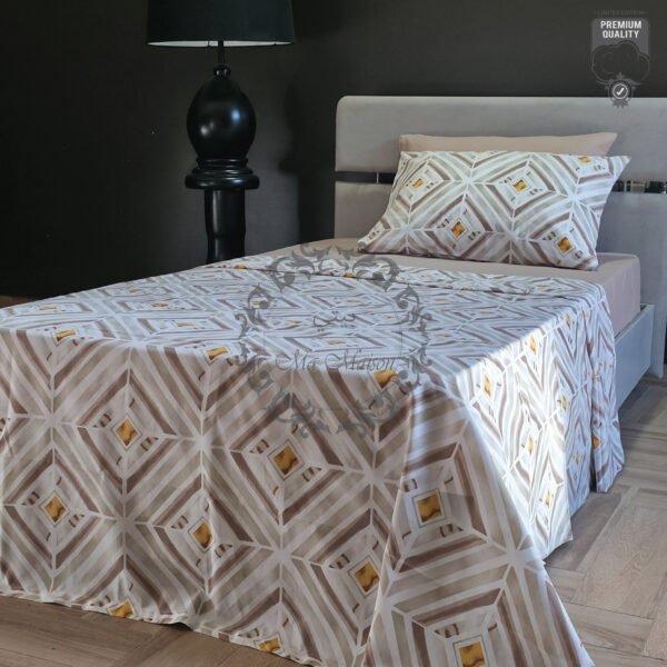Parure de Lit Une Place et Demi – 4 Pièces