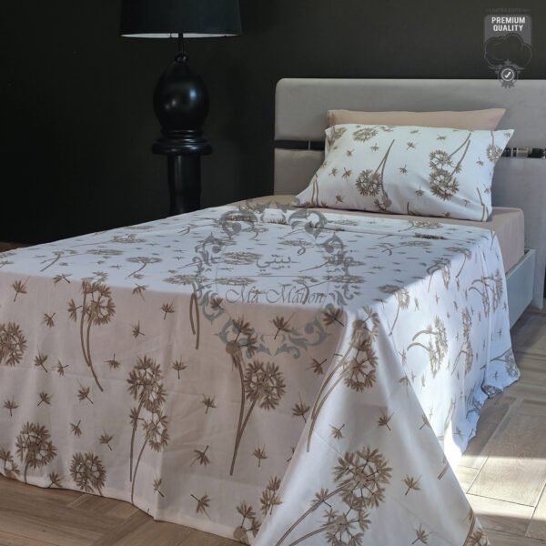 Parure de Lit Une Place et Demi – 4 Pièces