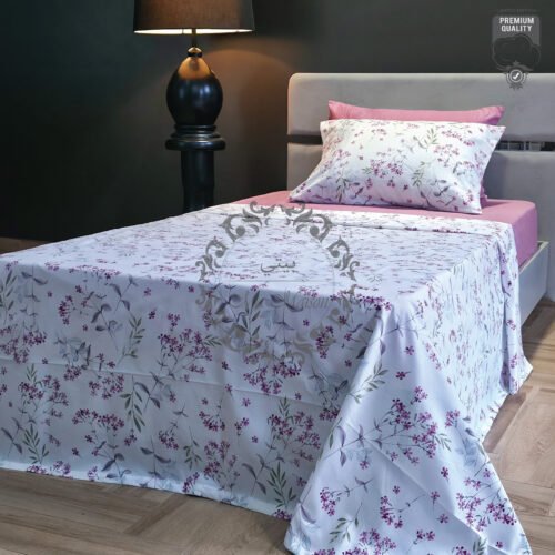 Parure de Lit Une Place et Demi – Fleurs Douceur Printanière