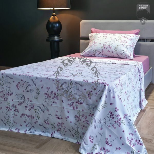 Parure de Lit Une Place et Demi – Fleurs Douceur Printanière