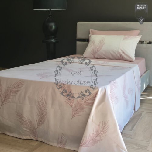 6 Parure de Lit Une Place et Demi – 4 Pièces