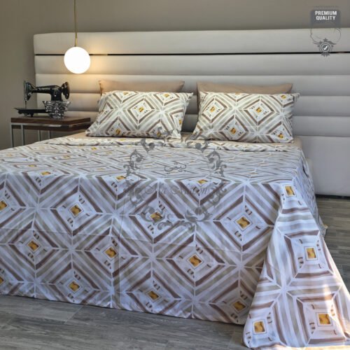 6 Parure de Lit Deux Places – 6 Pièces