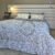 9 Couette 2 Places Imprimé Cachemire Fleuri – Gris Perle