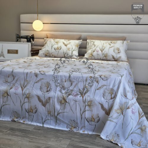 9 Parure de Lit Deux Places – 6 Pièces