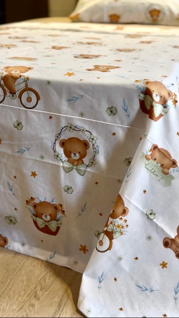 Parure de Lit Une Place et Demi – Oursons Doux Rêves