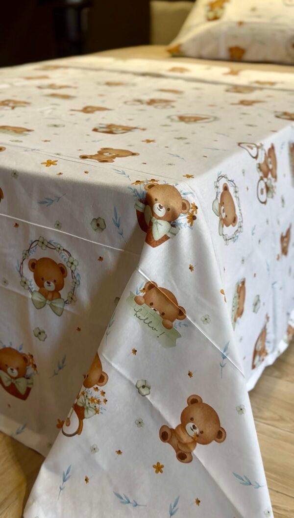 Parure de Lit Une Place et Demi – Oursons Doux Rêves