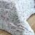Couette Une Place et Demi – Motif Floral Mauve