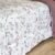 Couette Une Place et Demi – Motif Floral Mauve
