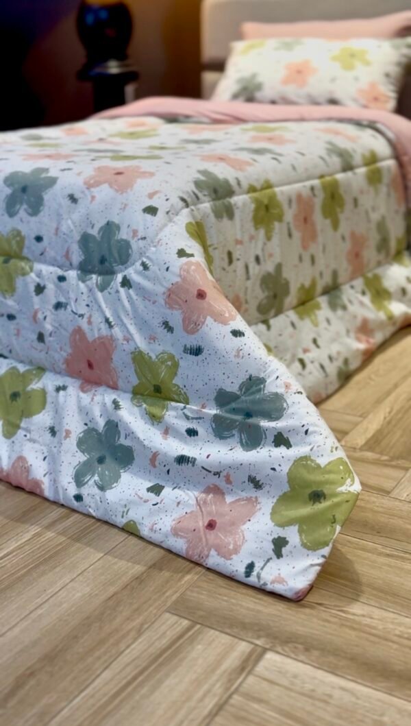 Screenshot Couette Une Place et Demi – Fleurs Aquarelle Pastel