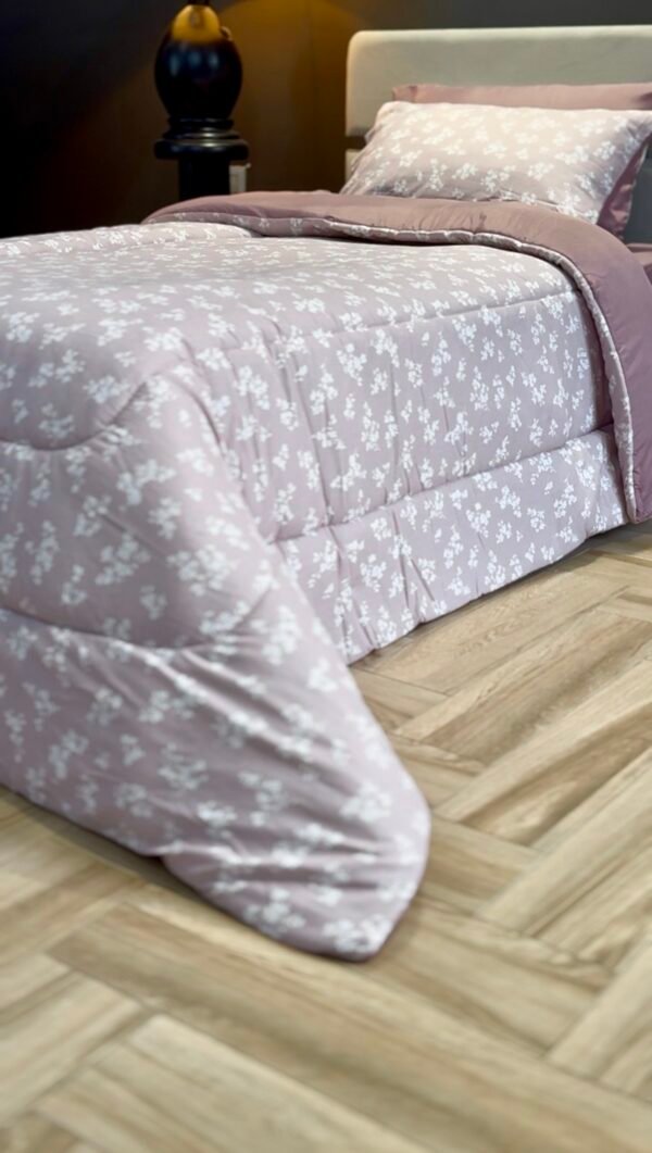 Screenshot Couette Une Place et Demi – Douceur Florale Mauve 🌸