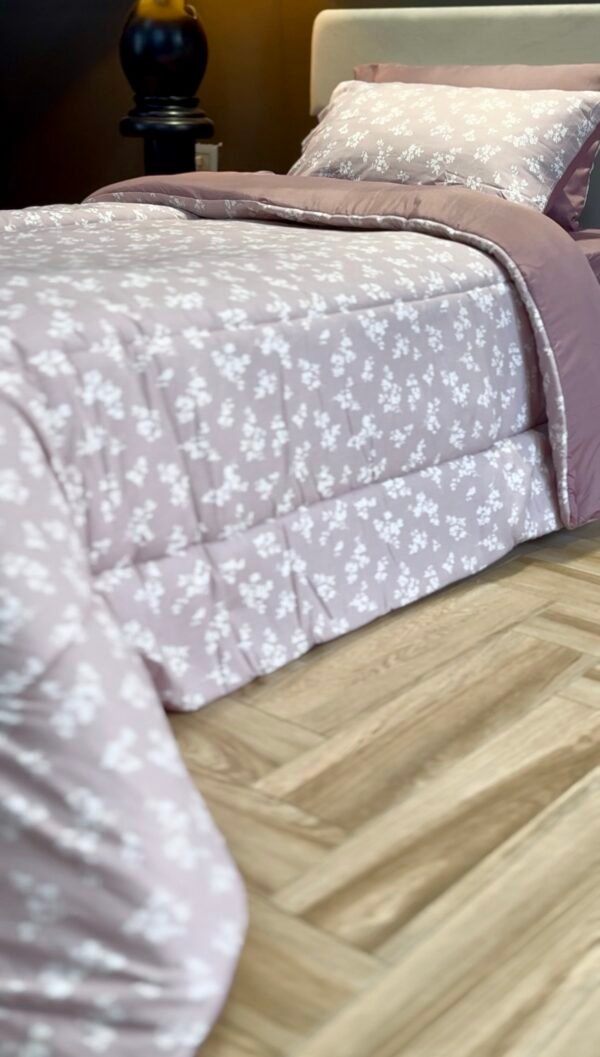 Screenshot Couette Une Place et Demi – Douceur Florale Mauve 🌸