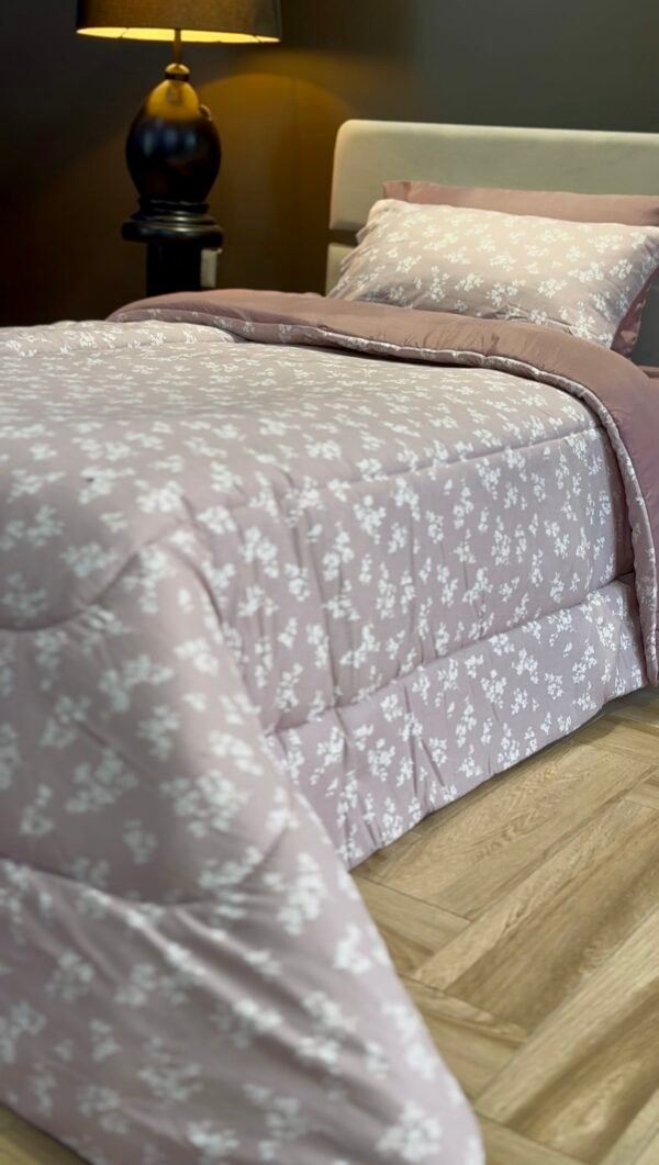 Screenshot Couette Une Place et Demi – Douceur Florale Mauve 🌸