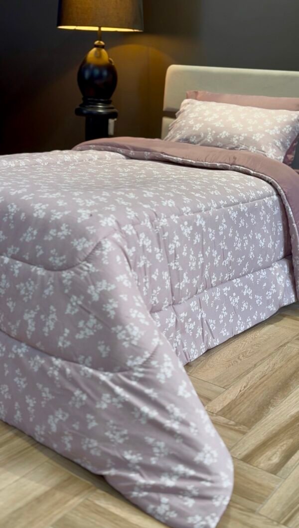 Screenshot Couette Une Place et Demi – Douceur Florale Mauve 🌸