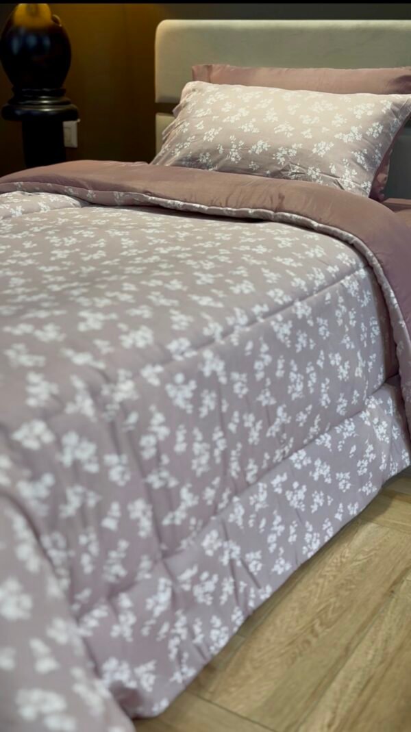 Screenshot Couette Une Place et Demi – Douceur Florale Mauve 🌸