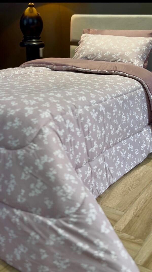 Screenshot Couette Une Place et Demi – Douceur Florale Mauve 🌸