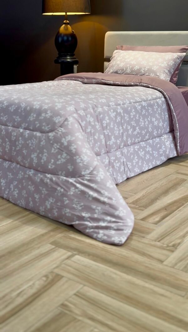 Screenshot Couette Une Place et Demi – Douceur Florale Mauve 🌸