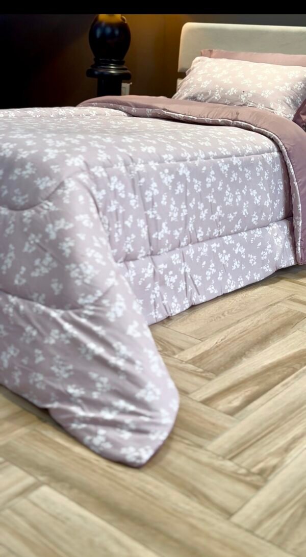 Screenshot Couette Une Place et Demi – Douceur Florale Mauve 🌸