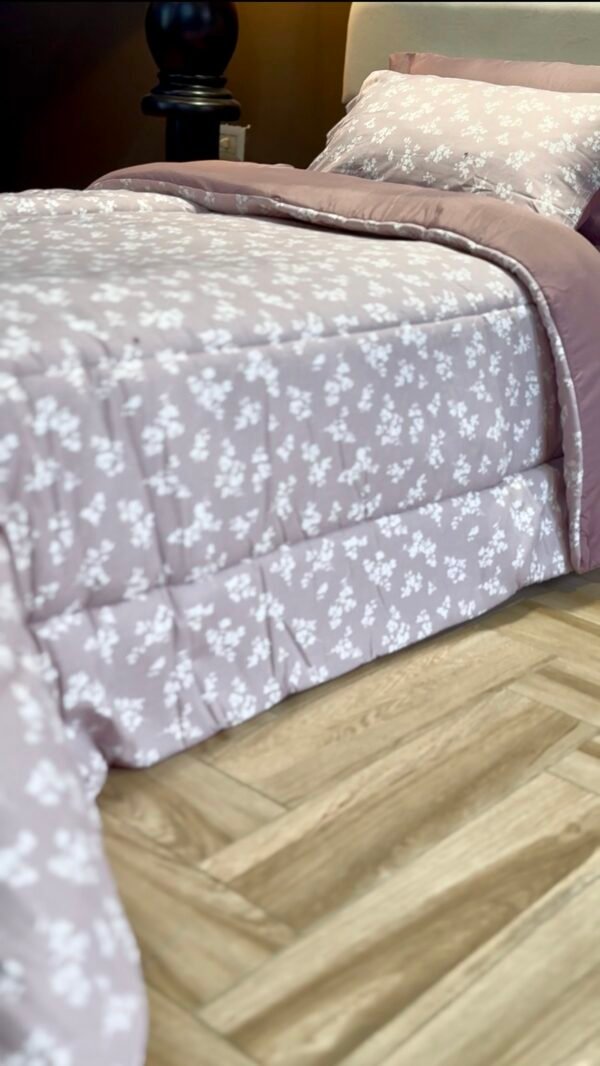 Screenshot Couette Une Place et Demi – Douceur Florale Mauve 🌸