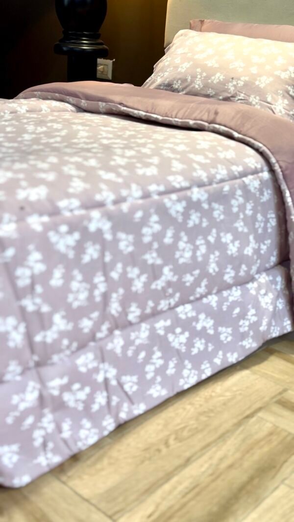 Screenshot Couette Une Place et Demi – Douceur Florale Mauve 🌸