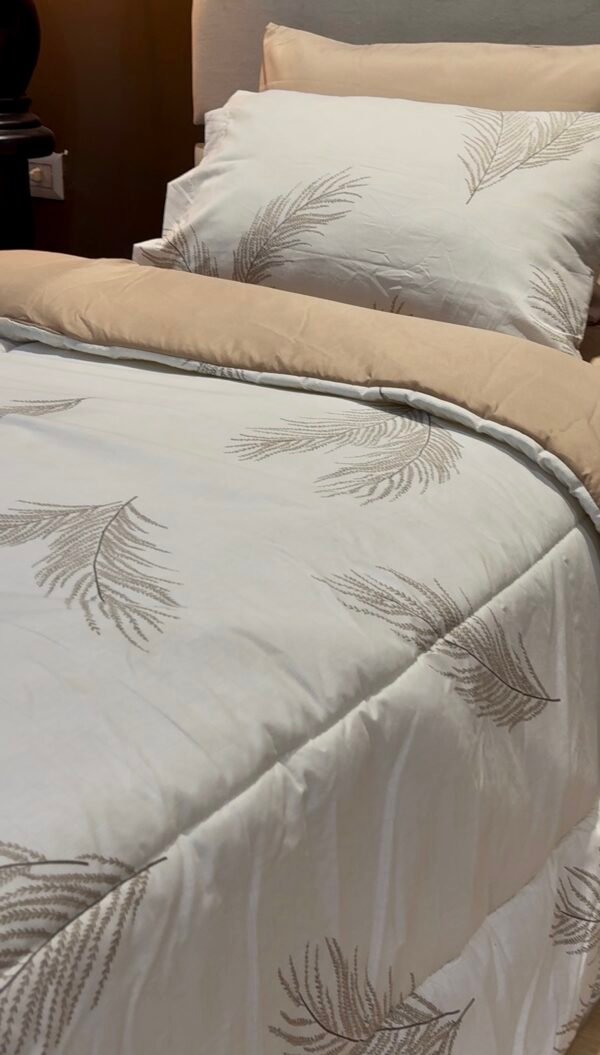 Couette Une Place et Demi – Plume Beige