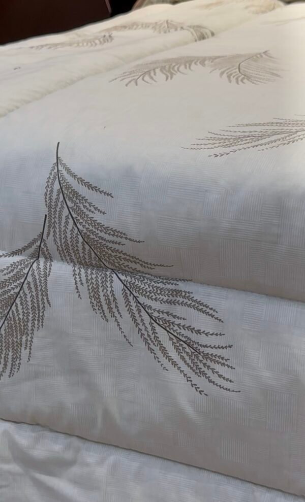 Couette Une Place et Demi – Plume Beige