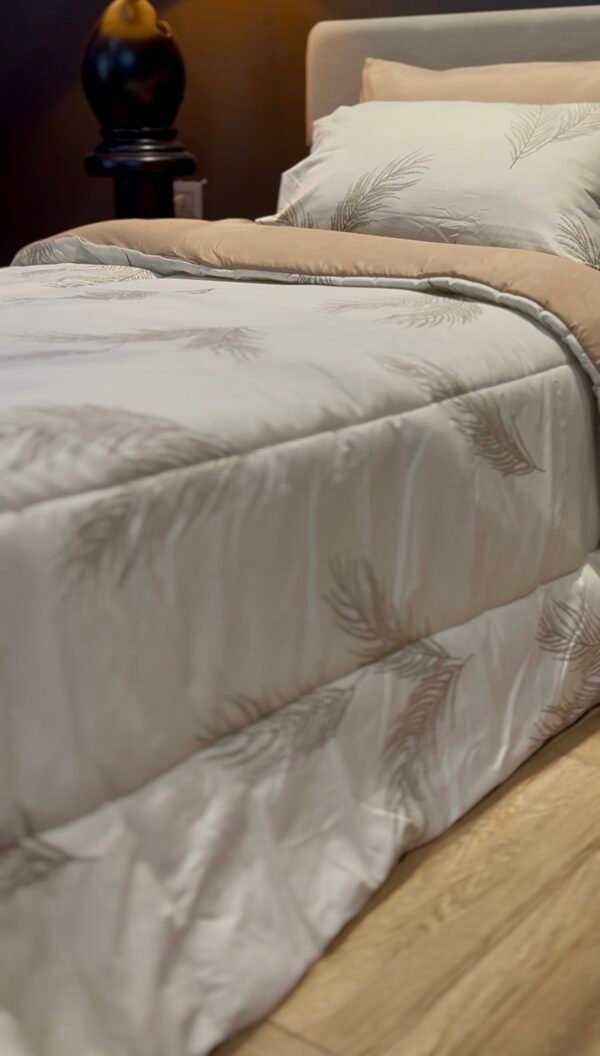 Couette Une Place et Demi – Plume Beige
