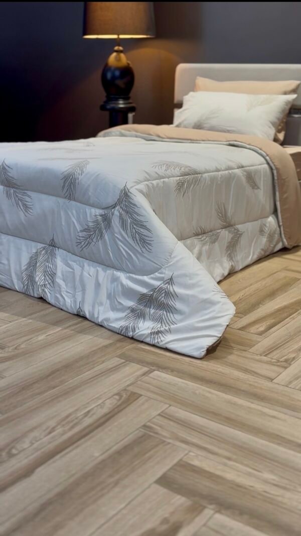 Couette Une Place et Demi – Plume Beige