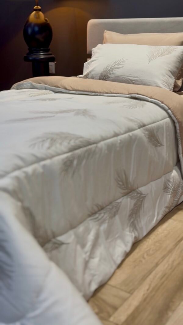 Couette Une Place et Demi – Plume Beige