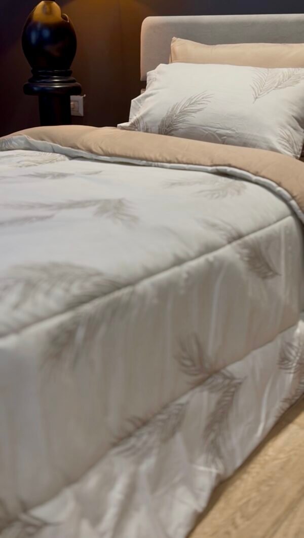 Couette Une Place et Demi – Plume Beige