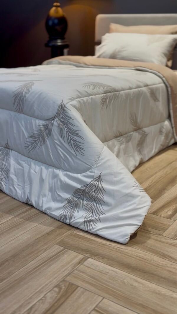 Couette Une Place et Demi – Plume Beige