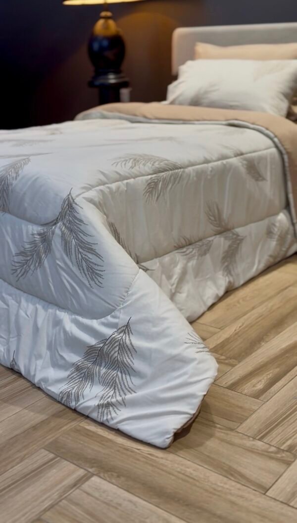 Couette Une Place et Demi – Plume Beige